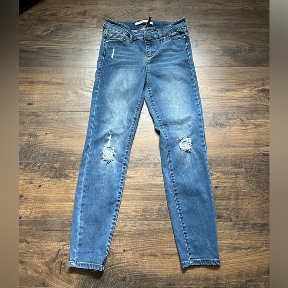 Mid rise ankle skinny jeans - Picture 4 of 4